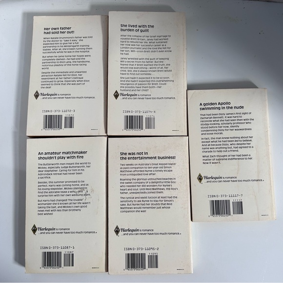 Vintage RARE Book Collection (10) Harlequin Presents -
Romance books LOT 3 - Picture 6 of 6